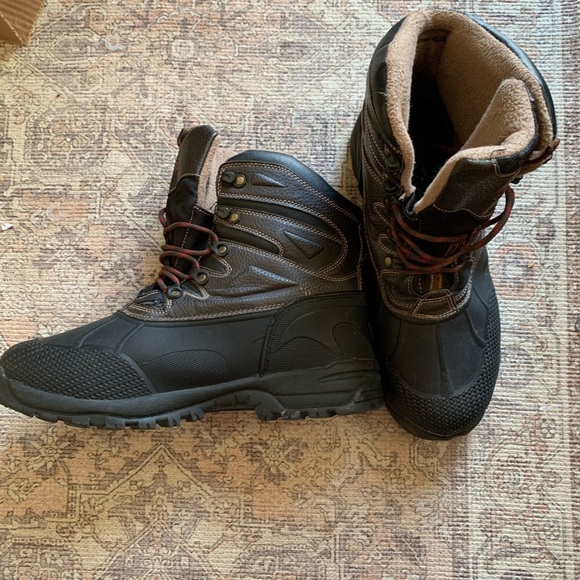 Coleman Dual-Tone Men's Snow Boots Winter Footwear Size 12 Shoes Heavy Duty - Picture 2 of 6